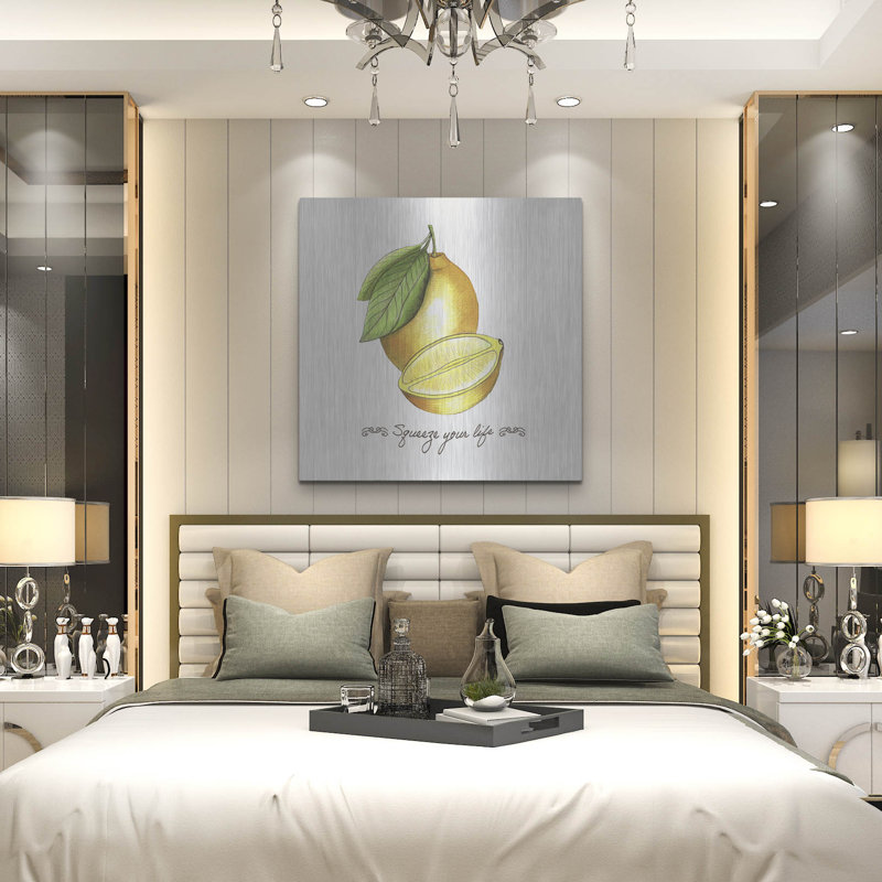 «Illuminating Lemon And Positive Ph» par Sabrina Balbuena, H 36 po x l 36 po