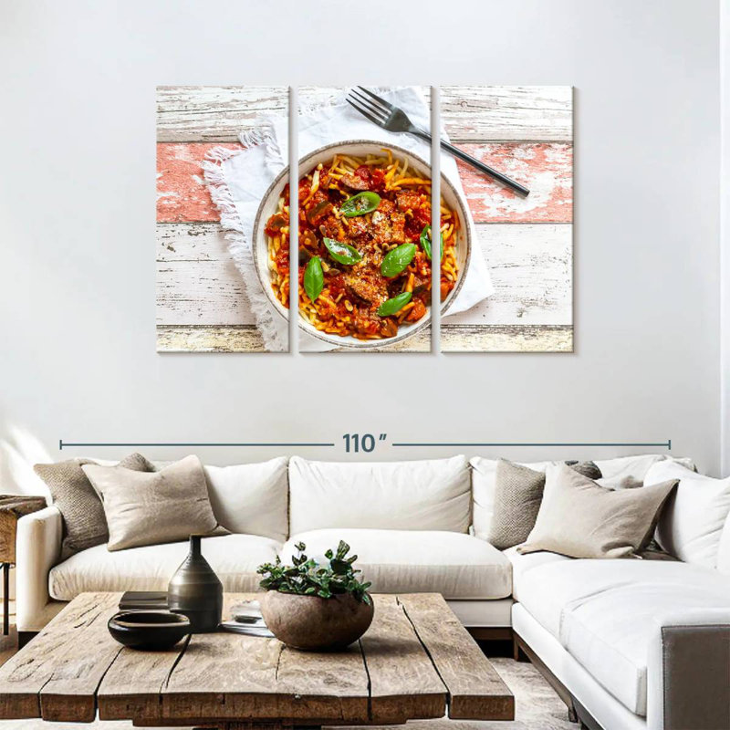 Yarlin Tomato Based Pasta, 48" H x 74" W
