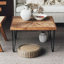 Table basse en bois massif rétro Burlywood