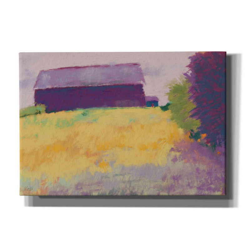 «Arvydas Wheat Field» par - impression sur toile tendue, H 18 po x l 26 po x P 0,75 po
