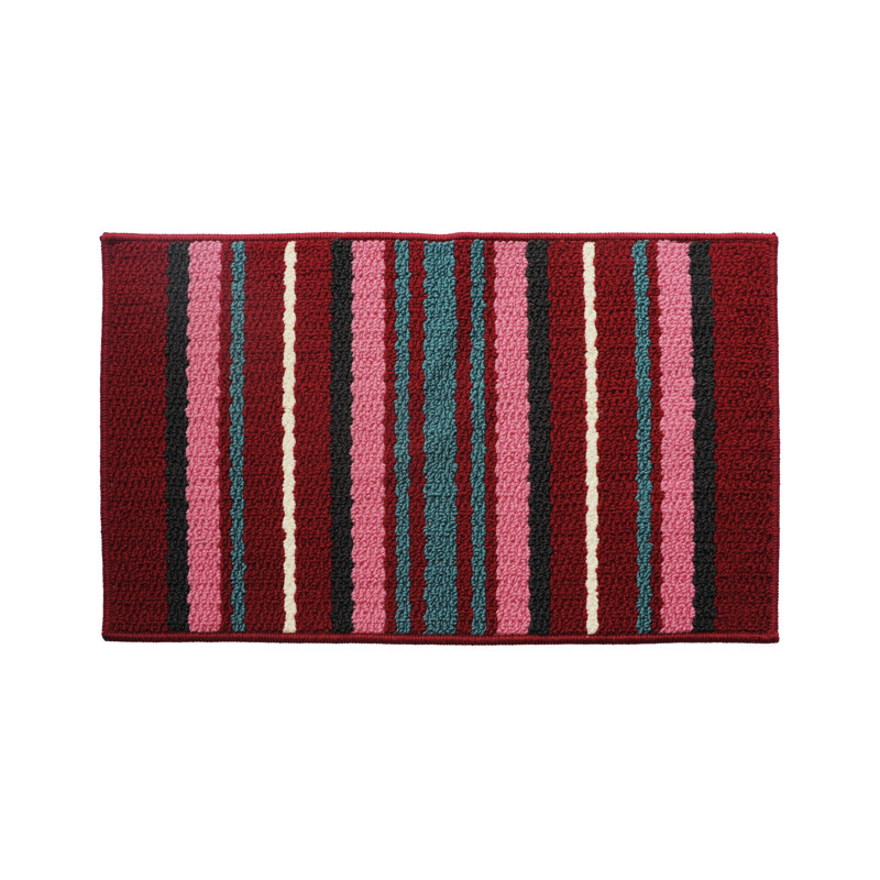 Striped Indoor Rug, Rectangle 1'8" x 2'6"