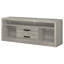 Grey Driftwood 2-Drawer Engineered Wood Tv Stand