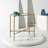 Isabellina Metal and Glass Accent Table-980016891