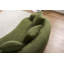 Canapé à compression, canapé courbé de style moderne pour petits espaces et appartements, chenille 30D sans assemblage, 3 coussins décoratifs. Vert.-1681648314-1681648315