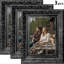 Cadre photo noir élégant 3 pièces 5 po x 7 po avec façade en plexiglas noir-2061692556-2061692563-2061692558