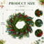 Couronne de porte 15,75 po Eucalyptus