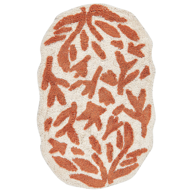 Weldon Cotton Bath Mat, Orange