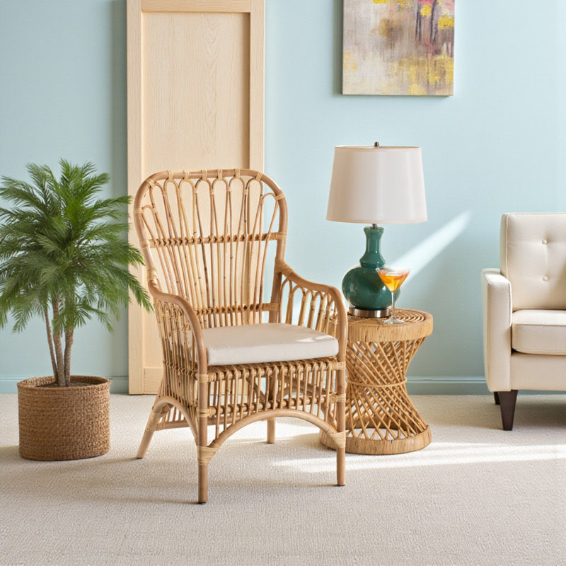 Fauteuil en rotin l 24 po Cannedy