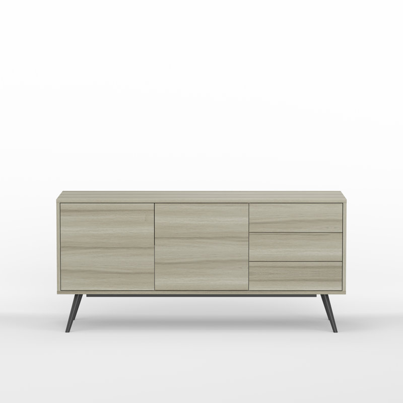 Aubine TV Stand for TVs up to 70", Light Taupe