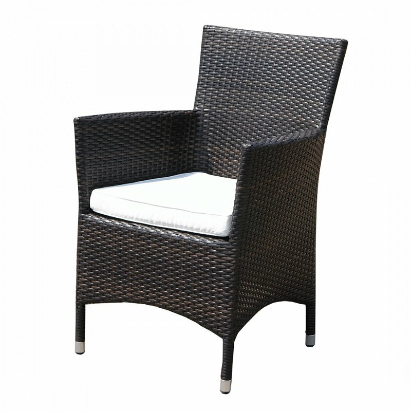 Patio Dining Armchair with Cushion