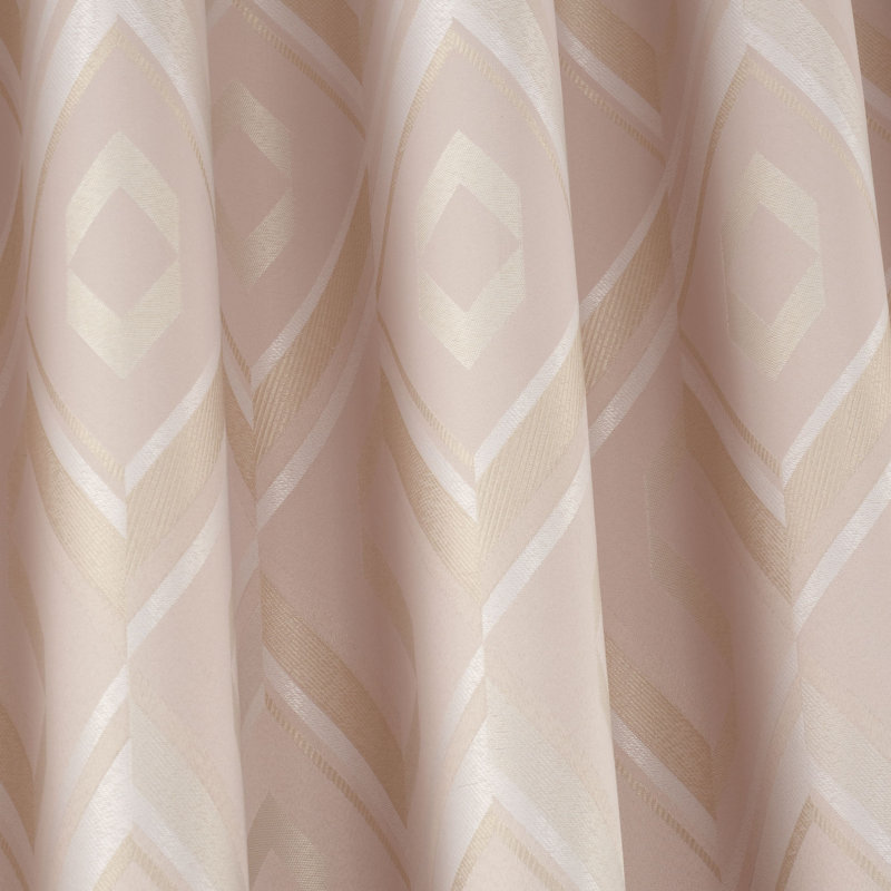 Myles Jacquard Eyelet Room Darkening Thermal Curtains, 229 W x 229 D cm