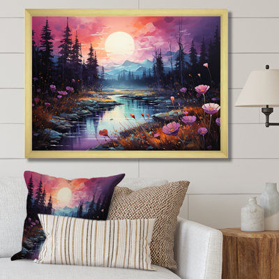 Art mural Northern Lights