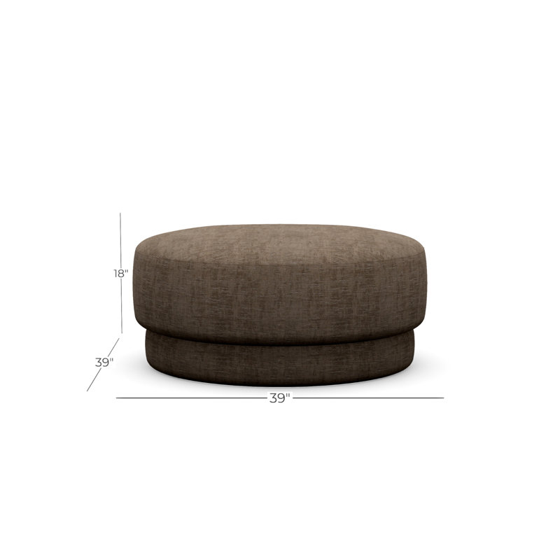 Cremini Large Ottoman, Churchill 351911