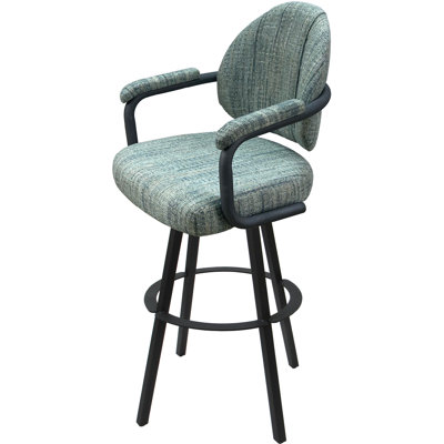 Tabouret de bar pivotant en métal Loyce - hauteur de siège de 26 po