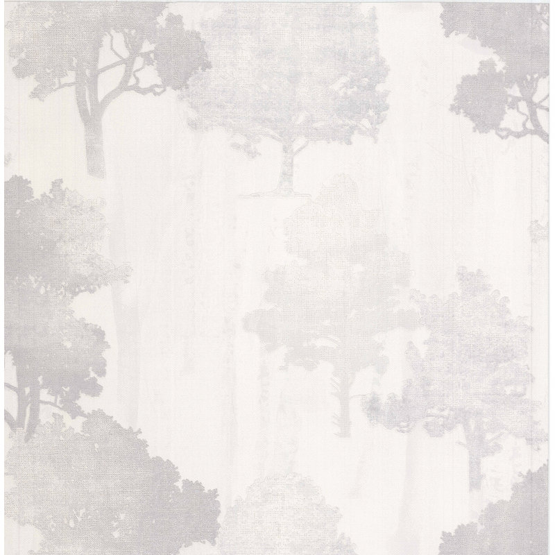 Rouleau de papier peint L 33 pi x l 20,5 po Kitchen & Bath Essentials Tree, Crème