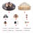 Courtny 42'' Ceiling Fan with LED Lights-1005275415