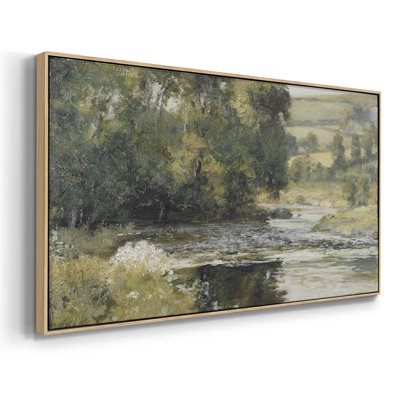 Landscape Series-MCXXXIX- Framed Gallery Wrapped Canvas -Ready to Hang