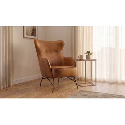 Colm Upholstered Wingback Chair