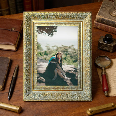 Cadre photo sophistiqué avec profil décoratif
