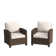Soyab 28.8'' WideAll-weather Wicker Outdoor Patio Chairs with Cushions