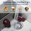 3-in-1 Kitchen Sink Drain Strainer and Stopper with Stainless Steel Design