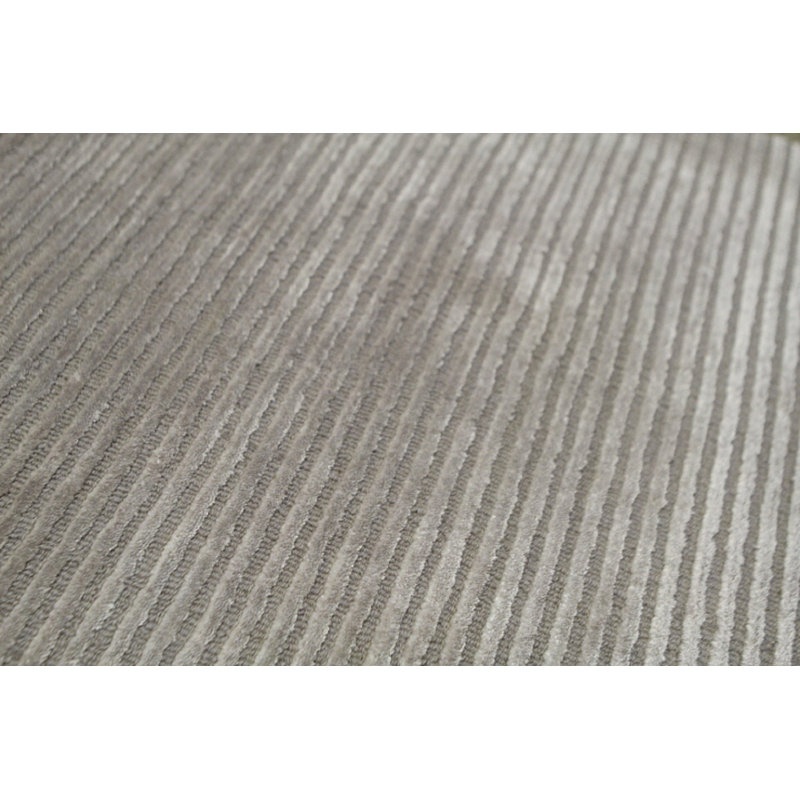 Hand-Knotted High-Quality Silver Area Rug