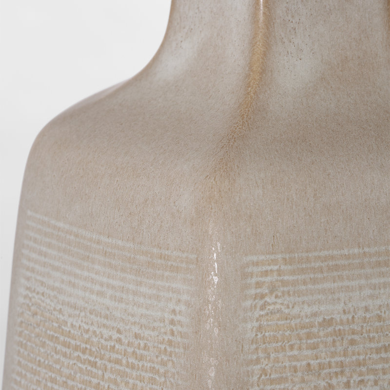 Chapman & Myers Lerio 31" Table Lamp in Dusted Slate with Linen Shade, Natural