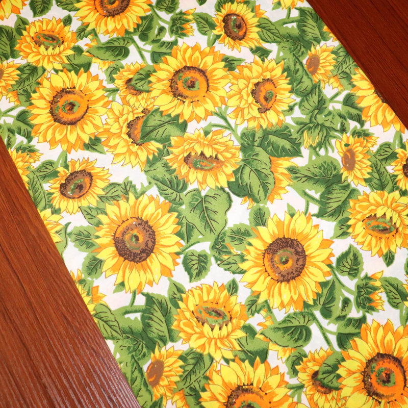 Sunflowers Print Table Runner, 72" L x 12" W