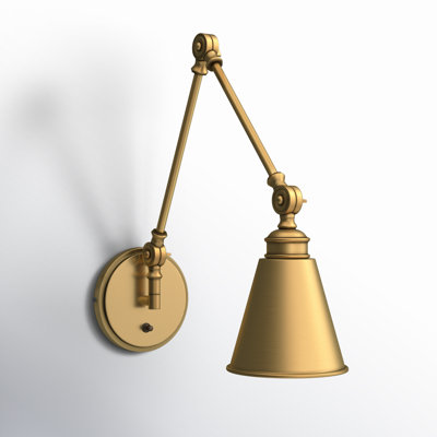 Beckham Stainless Steel Swing Arm Sconce