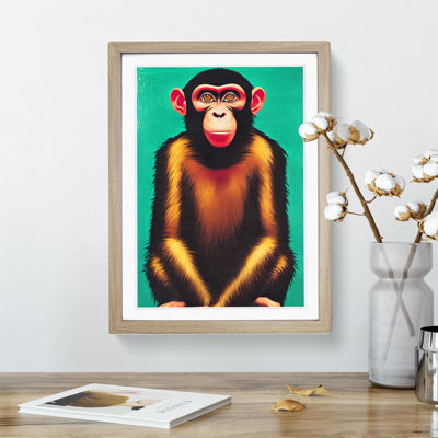 The Wonderful Monkey - Framed Print