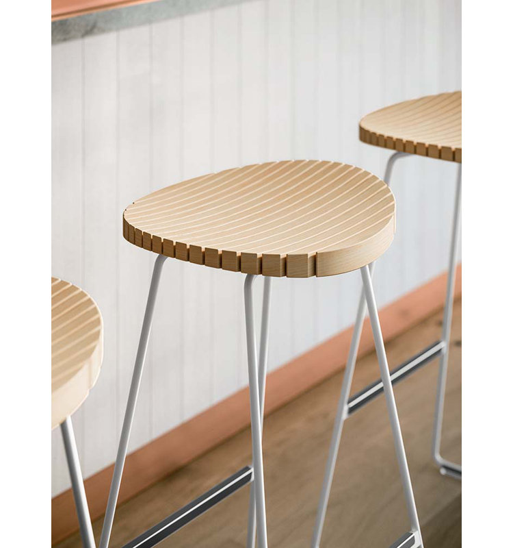 Clark Counter Stool 750H, Oak/White