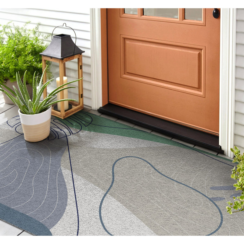 Non-Slip Outdoor Doormat, W100 x L150 cm