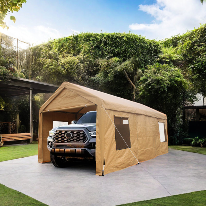 Abri d'auto 12X20ft, Brown