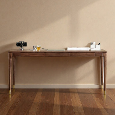 Solid wood desk simple household study table