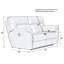 Niceto Electric Reclining Loveseat