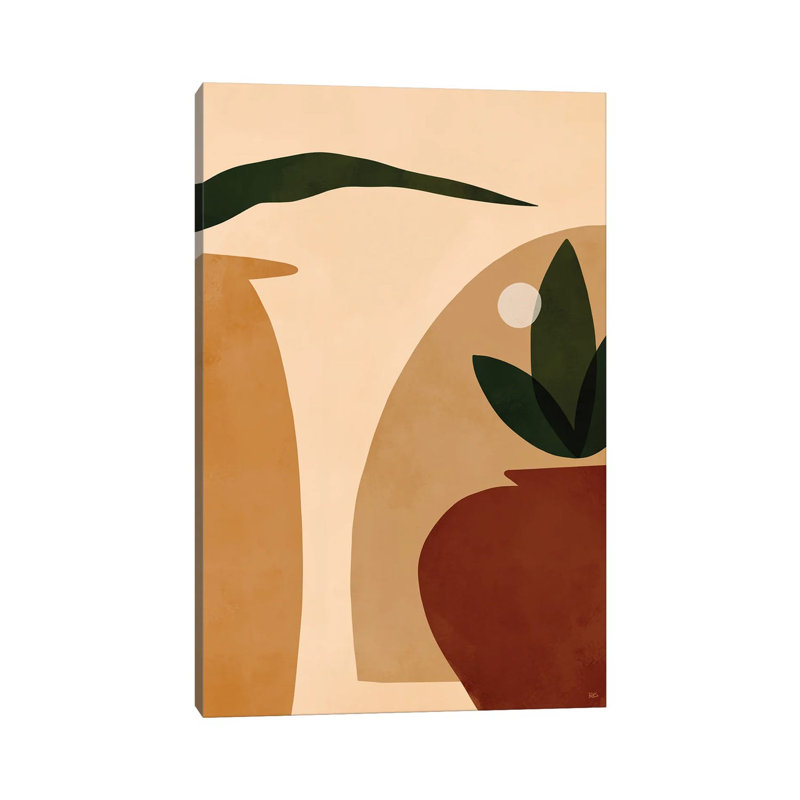 Ochre 1 Piece Wall Art on Canvas, 101.6 cm H x 66.04 cm W x 1.91 cm D, Wrapped Canvas
