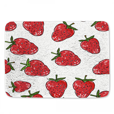Tapis de bain Strawberries