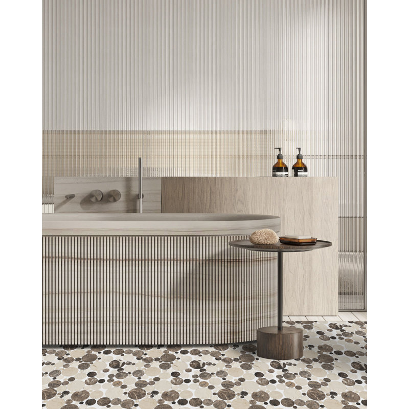 Bolle Polished Marble Tile, Dark