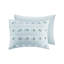 Édredon pour lit double / grand lit bleu avec 2 taies décoratives, conception innovante pour le revers et les taies décoratives-118638788-118638791