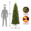 The Holiday Aisle® North Valley Spruce Pencil Slim Tree-716657135