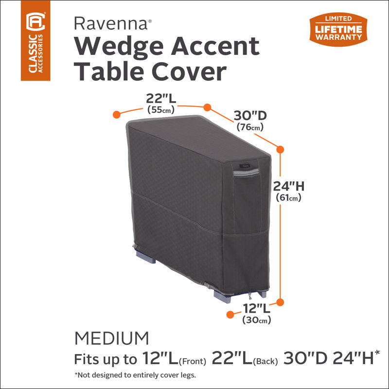 Jaylon Outdoor Patio Table Cover with Lifetime Warranty
