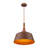1-Light Industrial Angled Dome Shade Pendant Light