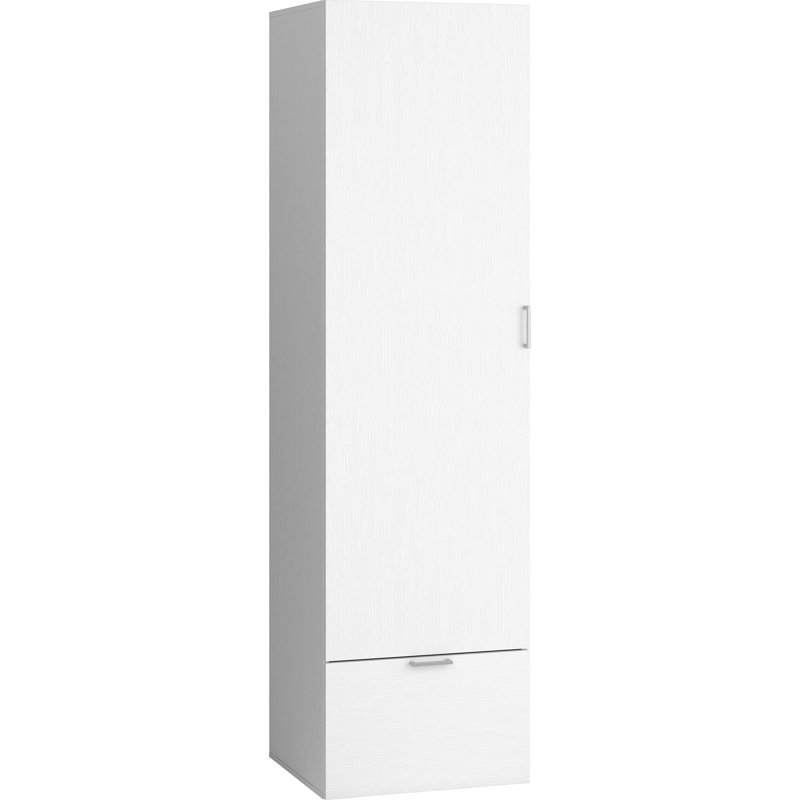 Reba 1 Door Wardrobe, White