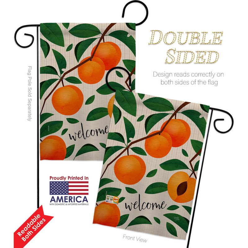 Double Sided Polyester Garden Flag, 19" H x 13" W