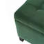 Banc de rangement rembourré, banc d'entrée, banc de bout de lit, repose-pieds pour chambre à coucher, vert rétro, 300 lb