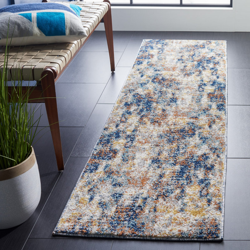 Banegas Performance Abstract Rug, Runner 2' x 8'