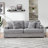 Spacious And Comfortable Corduroy Sofa With Four Matching Throw Pillows For Ultimate Modern Living Room Relaxation-1357445695-1369891657
