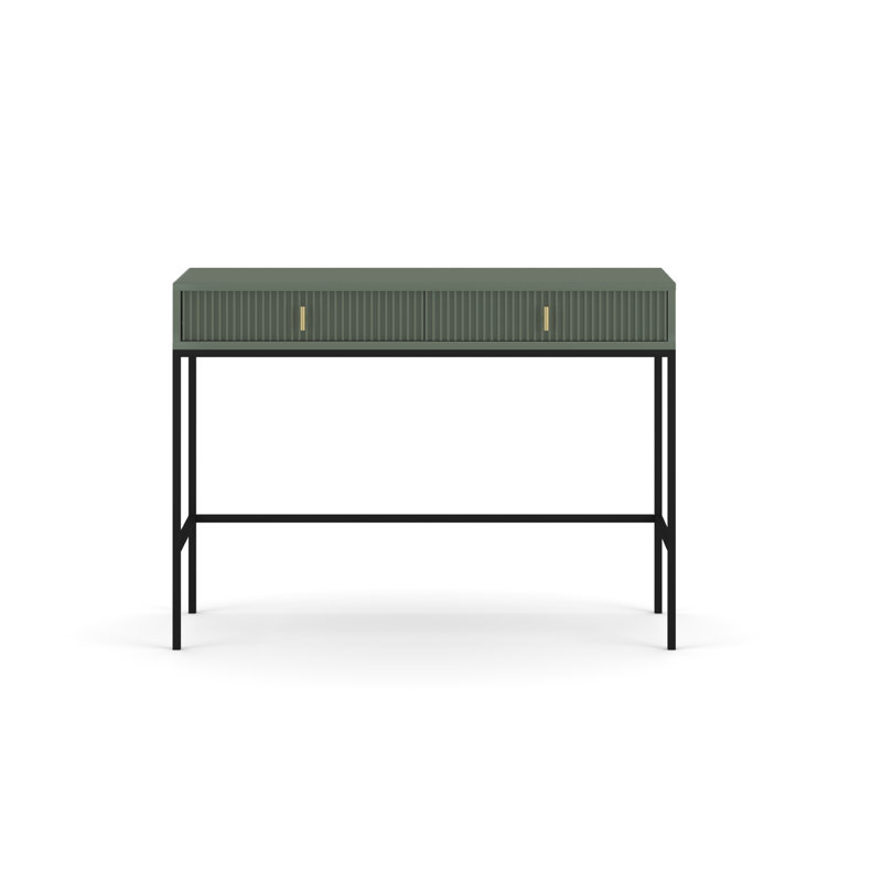 Maggiore Dressing Table, Green/Black/Gold