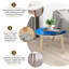 Ensemble de 2 tables basses gigognes Triangle