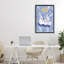 Cadre flottant Happy Hanukkah Dove & Florals, conception de JJ Design House LLC-457686977-457686983